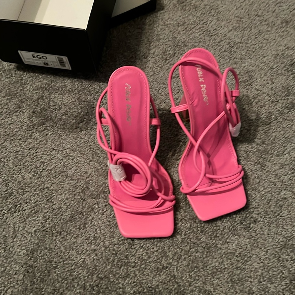 Public Desire pink sandal